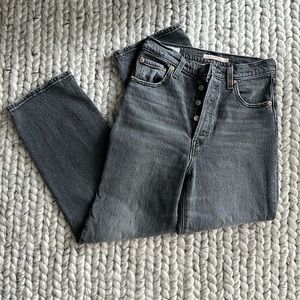 Levi’s ribcage straight ankle